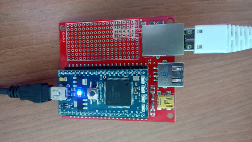 Example of a IoT device programed to send experimental IoT data to a FROST server. Source: Cèdric Crettaz.