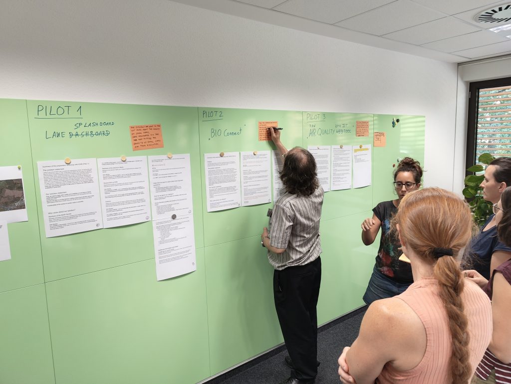 Creative session on the pilot cases. Photo: Florian Jasque.