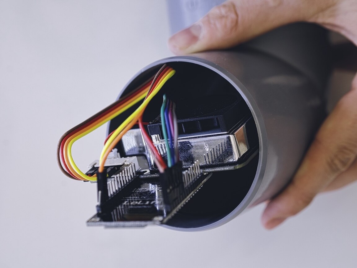 Low-cost air quality sensor.